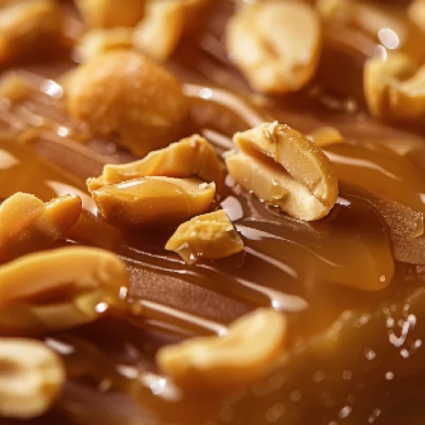 Salated caramel with peanuts byecarb peanuts